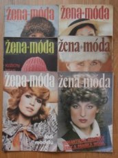 6 x módní časopis žena + móda. 1976, 1977, 1979, 1980, 1983