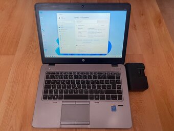 HP EliteBook 840 G2, 8GB RAM, 256GB SSD, docking station