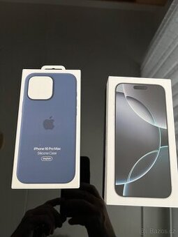 Apple 16 PRO MAX 512 GB barva bila  titanium new