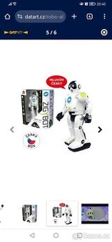 Interaktivní robot Zigy Bot, mluvící česky