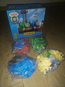 PUZZLE SET MAŠINKA TOMÁŠ (2 X 24 A 2 X 36 DÍLKŮ)