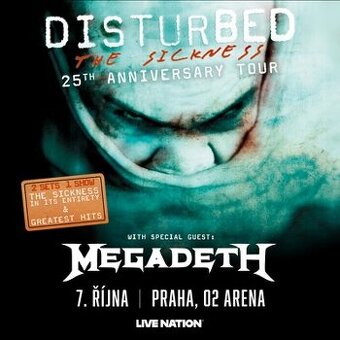 Disturbed - Praha - 1ks