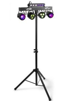 MAX PartyBar10 set 2x Jelly Moon a 2x PAR a UV/Strobe