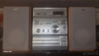 Hi-fi věž sony 3 CD, dálkové ovládání