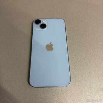 iPhone 14 Plus 256GB modrý, pěkný stav, 12 měsíců záruka