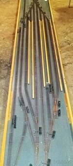 Kolejiště H0, modelová železnice, profilové koleje