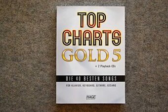 Top Charts Gold 5 - noty pro klavír, keyboard, kytaru