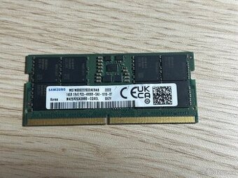 Paměť RAM Samsung DDR5 SO-DIMM 16gb