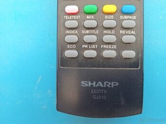 Dálkový ovladač ovládání Sharp GJ210+další viz foto