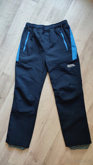 Chlapecké zimní zateplené kalhoty v.140(1x nošené)