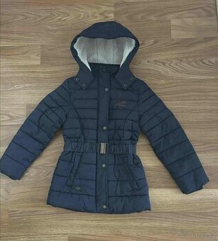 Zimní bunda dívčí vel. 140