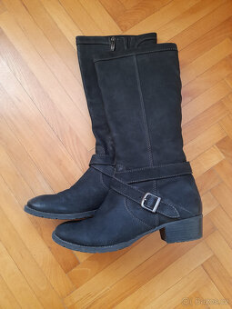 Dámské kožené kozačky, vel. 41