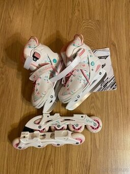 Dětské ROSTOUCÍ brusle a inline brusle 2v1