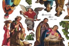 Hist. vystřih. papír. betlém L i e w e h r - Liberec; č. 20