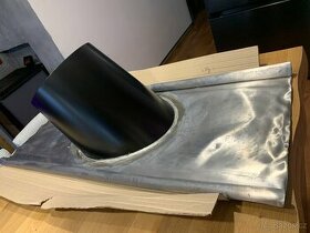 Střešní průchodka 20-35° černá Pb okraj 150-30 mm