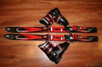 lyže Atomic 107 cm , lyžaky Nordica