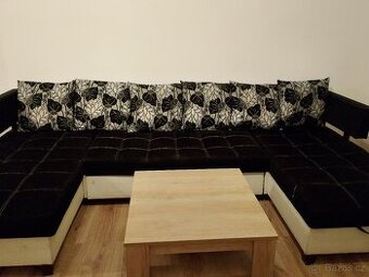 Rozkládací gauč a dvoupatrová postel s úložným prostorem