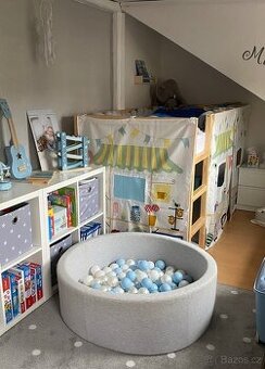 Ikea závěsy na postel KURA-domeček