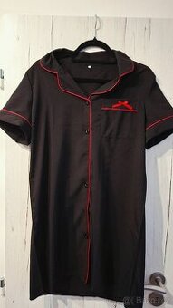 Černá noční košile