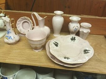 Prodám růžový porcelán