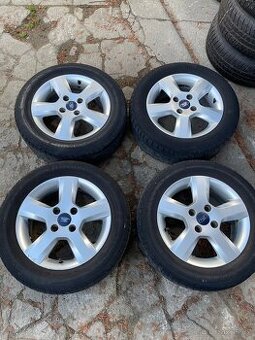 Alu kola 4x108 včetně letních pneu 195/60R15