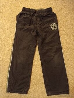Kalhoty zateplené vel. 146