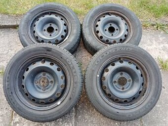 Letní kola 14ky 4x108 pneu 80% PEUGEOT CITROEN - dobírka