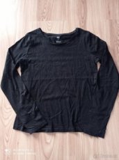 Dívčí trika s dlouhým rukávem - 5 ks