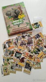 Album Hrádky se zvířátky a sbírka kartiček