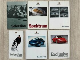 Porsche prospekty, autokatalogy