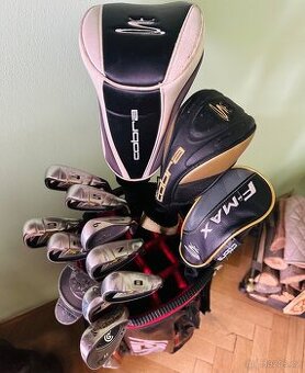 GOLFOVÝ SET COBRA DRIVER BAG DŘEVO HYBRID ŽELEZA PUTTER