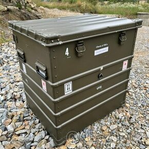 vojenské transportní hliníkové alu bedny swiss army