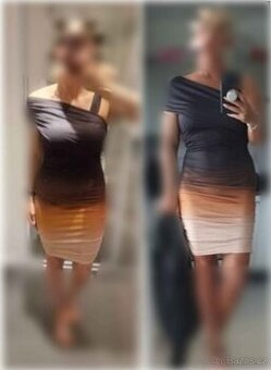 NOVÉ Letní ombré šaty L-XXL