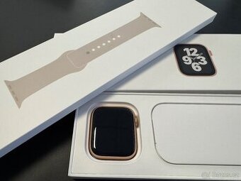 Apple Watch SE 44mm Gold (zlaté), hliníkové + NOVÝ Řemínek