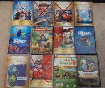 DVD - animované filmy pro děti