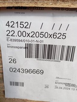novy osb desky 22 mm kronospan