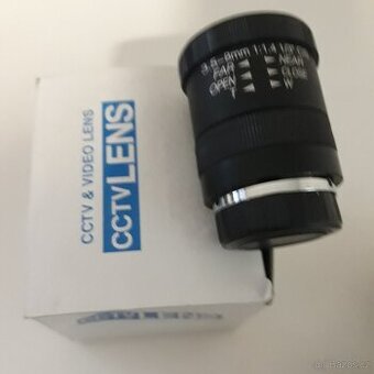 Objektiv CCTV LENS 3,5-8mm 1:1,4 1/3" CS - 1