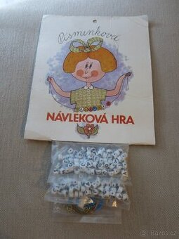 Retro návleková hra písmenková