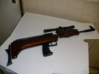 Vzduchovka QB57 s optikou + broky