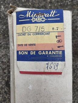 Miniwatt Dario - DG 7/5 - Elektronka