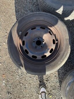 5x112 195/65 R15 pneu letní + plechové disky