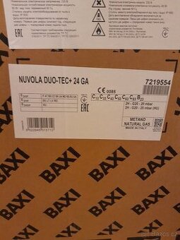 KONDENZAČNÍ KOTEL BAXI NUVOLA DUO-TEC+ 24GA