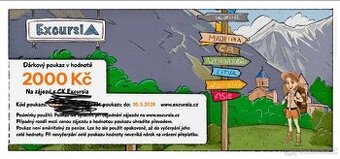 Slevový voucher v hodnotě 2000kč