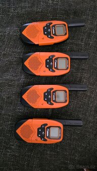 Vysílačka DeTeWe Outdoor 8000 Quad Case, 4 ks, oranžová