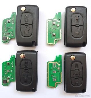 Kompletní klíč Peugeot Citroen 433MHz ID46.