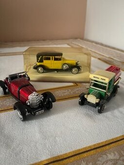 Sběratelské modely aut – Lincoln Guisval + veterány, komplet