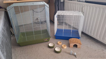 3 klece pro chov potkanů,hlodavců,apod. Velmi dobrý stav.