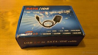 USB 2.0 adaptér pro SATA / IDE disky – kompletní sada