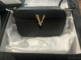 Versace - Virtus leather handbag