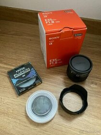 Objektiv Sony E 35 mm f/1,8 OSS SEL+UV a pol.filtr - 1